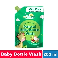 Tiny Buds Baby Bottle & Utensil Wash 1 Week Pack 200ml