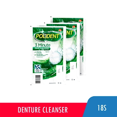 Polident 3 Minute Daily Cleanser 18s-11475747