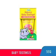Tiny Buds Natural Baby Toothgel Stage 1 Strawberry Banana 55g