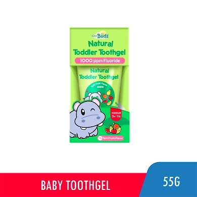 Tiny Buds Natural Baby Toothgel Stage 2 Tutti Fruti 55g-11517843