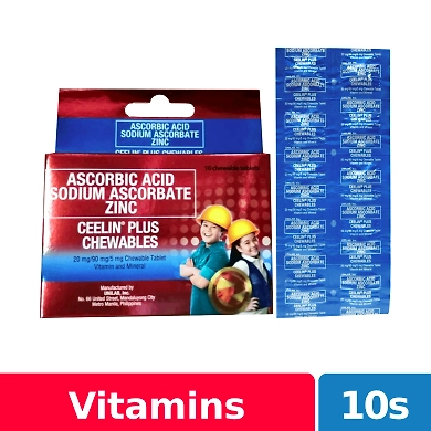 Ceelin Plus Chewables 10s-11409275