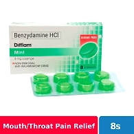 Difflam Mint Lozenge 8s