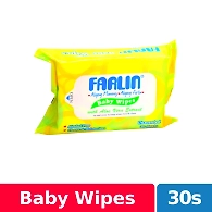 Farlin Baby Wipes Unscented 30s