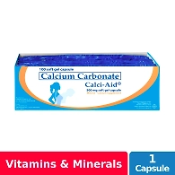 Calci-Aid 500mg Soft Gel Capsule Foil Pack