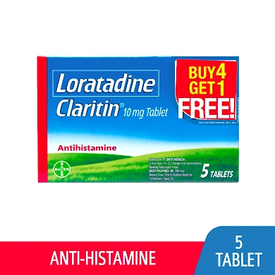 Claritin 10mg Tablet 4+1 Value Pack-1