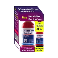 Buy 1 Bactidol Mouthwash 250ml FREE Bactidol Mouthwash 30ml
