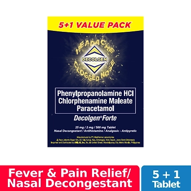 Buy 5+1 Decolgen Forte Tablet-11100244