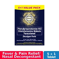 Buy 5+1 Decolgen Forte Tablet