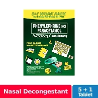 Buy 5+1 Neozep Non-Drowsy Tablet