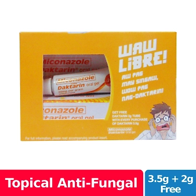 Buy 1 Daktarin Oral Gel 3.5g Get FREE Daktarin Oral Gel 2g-11459226
