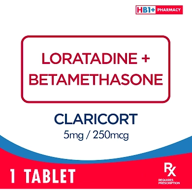 Claricort 5mg / 250mcg Tablet-11077142