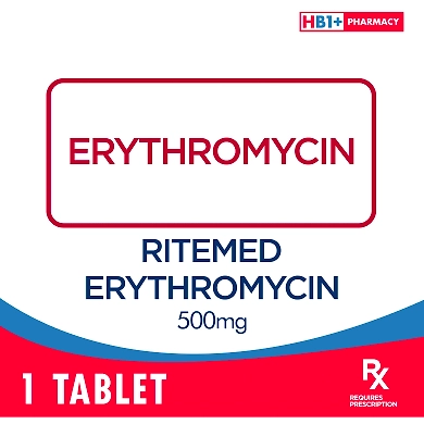 Ritemed Erythromycin 500mg Tablet-11078640