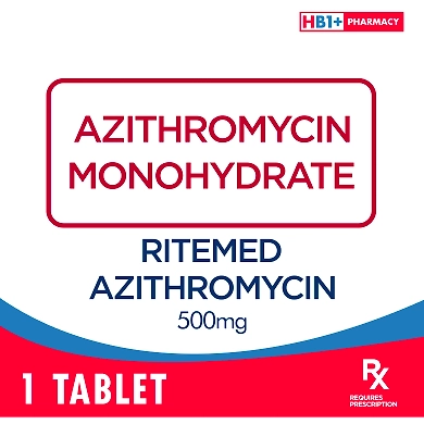 Ritemed Azithromycin 500mg Tablet-11078432