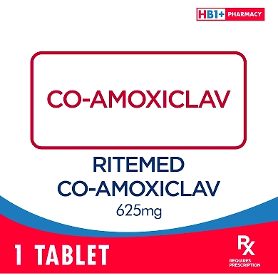 Ritemed Co-Amoxiclav 625mg Tablet-11078603