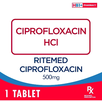 Ritemed Ciprofloxacin 500mg Tablet-11078477