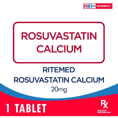 Ritemed Rosuvastatin Calcium 20mg Tablet-11310516