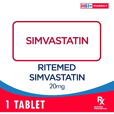 Ritemed Simvastatin 20mg Tablet-11078715