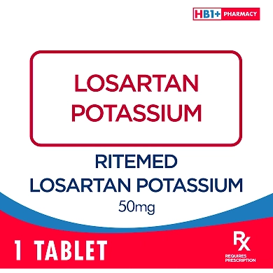 Ritemed Losartan Potassium 50mg Tablet-11078656