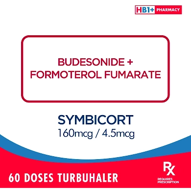 Symbicort 160mcg / 4.5mcg 60 Doses Turbuhaler-11077066