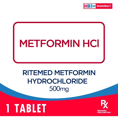 Ritemed Metformin Hydrochloride 500mg Tablet-11091248