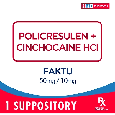 Faktu 50mg / 10mg Suppository-11079937