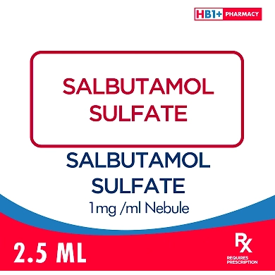 Salbutamol Sulfate 1mg /ml Nebule 2.5ml-11087478