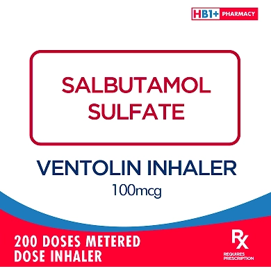 Ventolin Inhaler 100mcg 200 Doses Metered Dose Inhaler-11081035