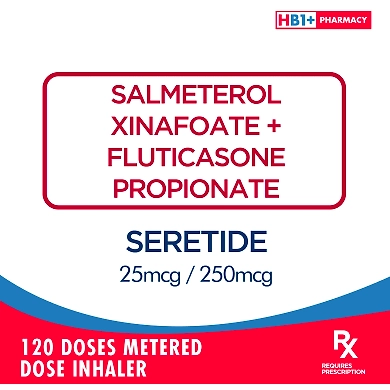 Seretide 25mcg / 250mcg 120 Doses Metered Dose Inhaler-11081018