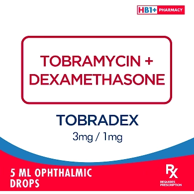 Tobradex 3mg / 1mg 5ml Ophthalmic Drops-11077925