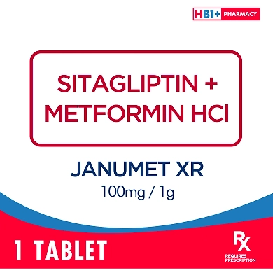 Janumet XR 100mg / 1g Tablet-11081420