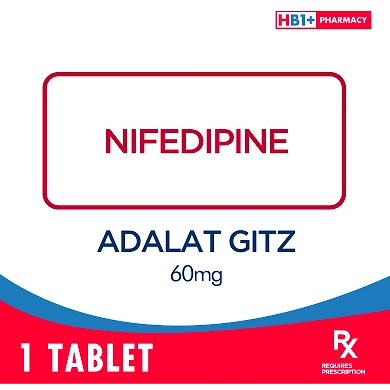 Adalat Gitz 60mg Tablet-11087137