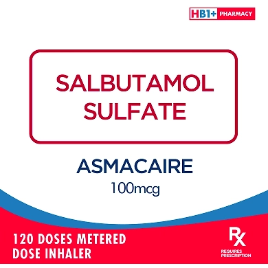Asmacaire 100mcg 120 Doses Metered Dose Inhaler-11078068