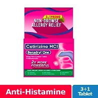 Buy 3+1 Benadryl One Tablet