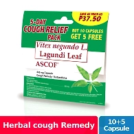 Buy 10+5 Ascof Forte 600mg Capsule