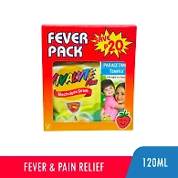 SAVEP20 Buy 1 Tempra 120mg Strawberry 60ml + Vivalyte Electrolyte Drink Orange 250ml
