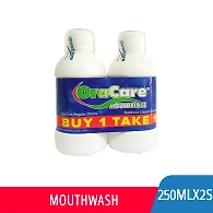 Buy 1+1 Oracare Mouthrinse Regular 250ml