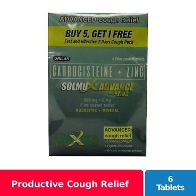 BUY 5+1SOLMUX ADVANCE 500MG CAP-11796545