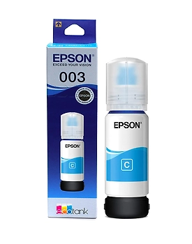 Genuine Epson 003 CYAN Ink For Epson L1110/L3100/L3101/L3106/L3110/L3116/L3150/L3156/L5190/L5196
