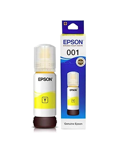 Genuine Epson 001 YELLOW Ink For Epson L4150/L4160/L6160/L6170/L6190-001Y