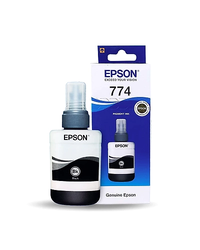 Genuine Epson 774 BLACK Ink For Epson M100/M105/M200/M205/L605/L655/L1455-774