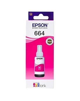 Genuine Epson 664 MAGENTA Ink For Epson L100/L110/L130/L200/L210/L220/L300/L310/L350/L355/L360/L361/L365/L380/L385/L405/L455/L485/L550/L555/L565/L1300