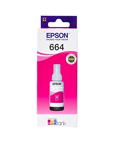 Genuine Epson 664 MAGENTA Ink For Epson L100/L110/L130/L200/L210/L220/L300/L310/L350/L355/L360/L361/L365/L380/L385/L405/L455/L485/L550/L555/L565/L1300-664M