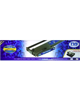 TVS E-COMPUTER PRINTER RIBBON CARTRIDGE FOR 80 COLUMN 9/24 PIN DOT MATRIX PRINTER