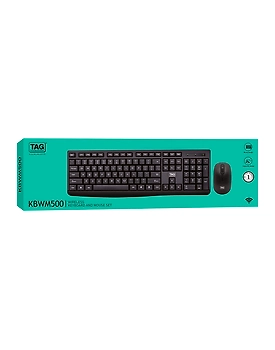 TAG KBWM500 Wireless Keyboard and Mouse Set
