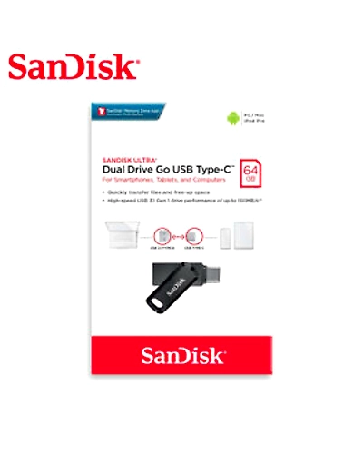 SANDISK ULTRA DUAL DRIVE GO USB TYPE-C 64GB-SC64