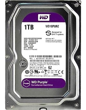 WESTERN DIGITAL WD PURPLE SURVEILLANCE HARD DRIVE 1TB