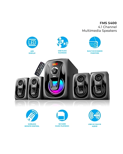 FOXIN FMS 5400  4.1 CHANNEL BLUETOOTH SPEAKERS-FMS5400