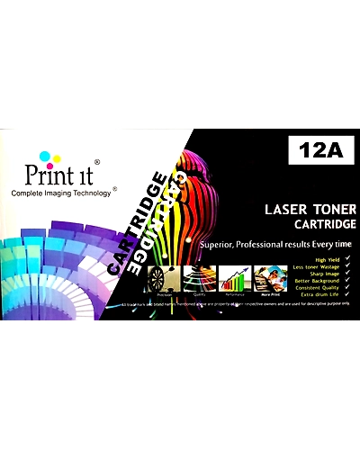 PRINT IT LASER TONER CARTRIDGE 12A-P12A
