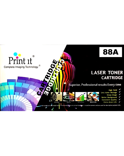 PRINT IT LASER TONER CARTRIDGE 88A-P88A