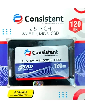 CONSISTENT 2.5 INCH SATA III (6Gb/s) SSD 120GB FOR DESKTOP